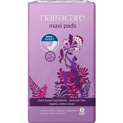 maxi night time pads pack